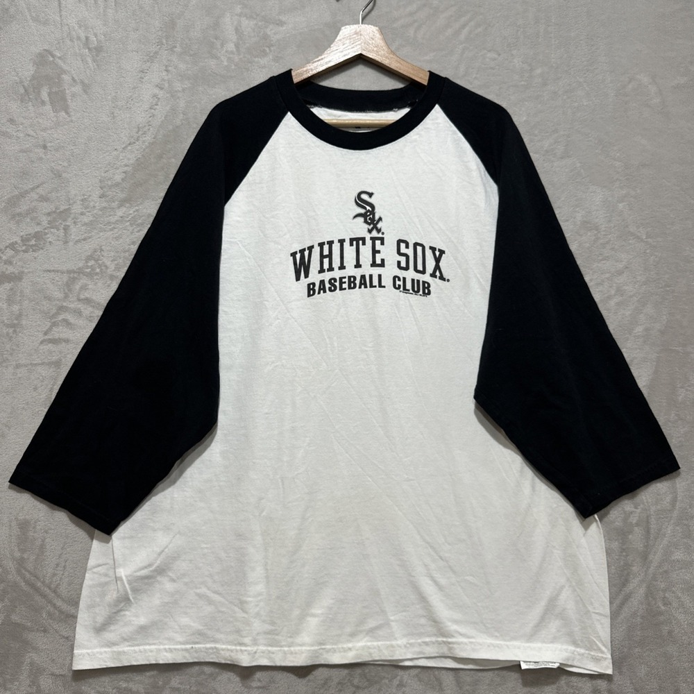 Genuine Merchandise Chicago White Sox MLB Baseball Club 3/4 Sleeve 3XL T-Shirt